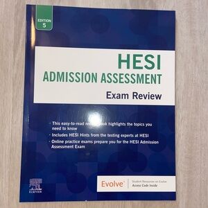HESI Admission Assessment Exam Review Book